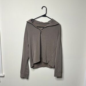 Althleta Tan Quarter Zip Up